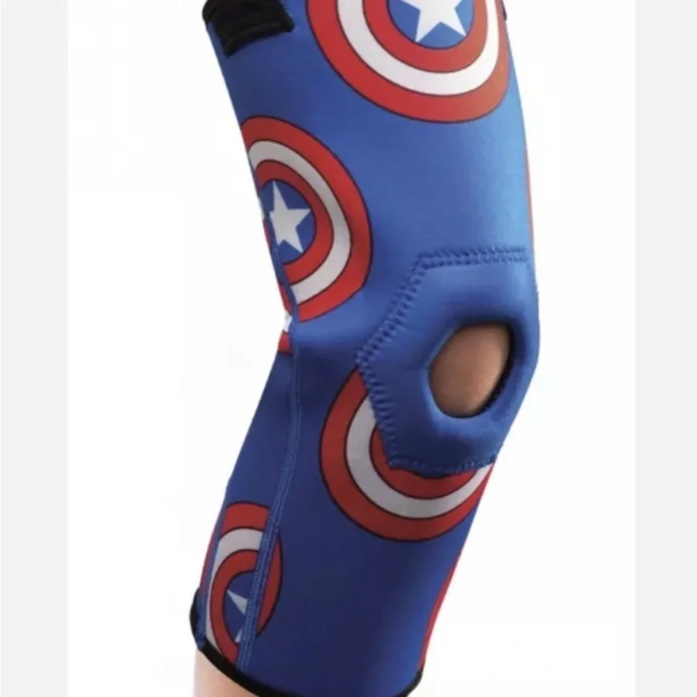 YOUTH KNEEE SLEEVE Patella support. SPORTS SUPPORT TENDINITIS KNEE INJURY MARVEL